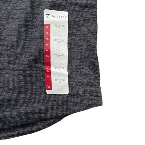 NWT Z BY ZOBHA Studio Skort Charcoal Spacedye Size XL - Picture 6 of 8
